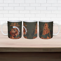 Mount Olympus Ceramic Mug Greek Prometheus Torch Flame Lightning Mountain Constellations