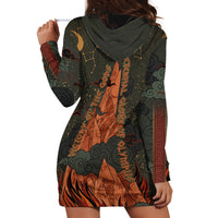 Mount Olympus Hoodie Dress Greek Prometheus Torch Flame Lightning Mountain Constellations