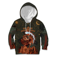 Mount Olympus Kid Hoodie Greek Prometheus Torch Flame Lightning Mountain Constellations