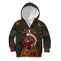Mount Olympus Kid Hoodie Greek Prometheus Torch Flame Lightning Mountain Constellations