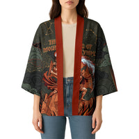 Mount Olympus Kimono Greek Prometheus Torch Flame Lightning Mountain Constellations