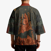 Mount Olympus Kimono Greek Prometheus Torch Flame Lightning Mountain Constellations