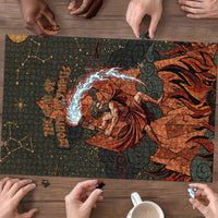 Mount Olympus Puzzle Greek Prometheus Torch Flame Lightning Mountain Constellations
