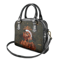 Mount Olympus Shoulder Handbag Greek Prometheus Torch Flame Lightning Mountain Constellations