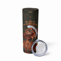 Mount Olympus Skinny Tumbler Greek Prometheus Torch Flame Lightning Mountain Constellations
