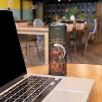 Mount Olympus Skinny Tumbler Greek Prometheus Torch Flame Lightning Mountain Constellations