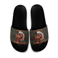 Mount Olympus Slide Sandals Greek Prometheus Torch Flame Lightning Mountain Constellations