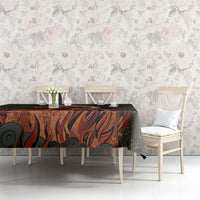 Mount Olympus Tablecloth Greek Prometheus Torch Flame Lightning Mountain Constellations