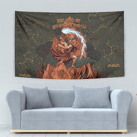 Mount Olympus Tapestry Greek Prometheus Torch Flame Lightning Mountain Constellations