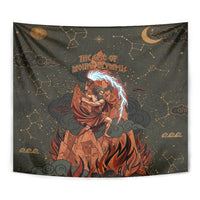 Mount Olympus Tapestry Greek Prometheus Torch Flame Lightning Mountain Constellations