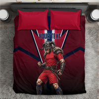 Personalized Norway Viking Bedding Set Nordic Flag Sports Style