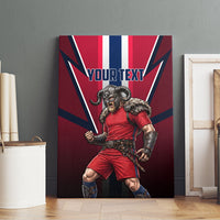 Personalized Norway Viking Canvas Wall Art Nordic Flag Sports Style
