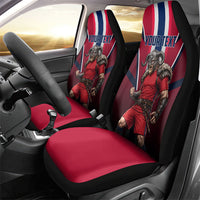 Personalized Norway Viking Car Seat Cover Nordic Flag Sports Style