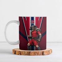 Personalized Norway Viking Ceramic Mug Nordic Flag Sports Style