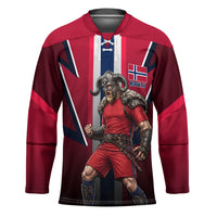 Personalized Norway Viking Hockey Jersey Nordic Flag Sports Style