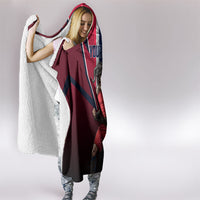 Personalized Norway Viking Hooded Blanket Nordic Flag Sports Style