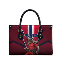 Personalized Norway Viking Leather Bag Nordic Flag Sports Style