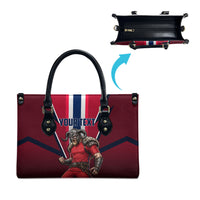 Personalized Norway Viking Leather Bag Nordic Flag Sports Style