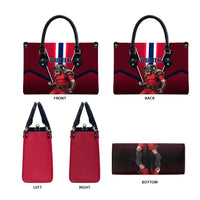 Personalized Norway Viking Leather Bag Nordic Flag Sports Style