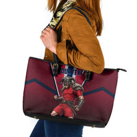Personalized Norway Viking Leather Tote Bag Nordic Flag Sports Style