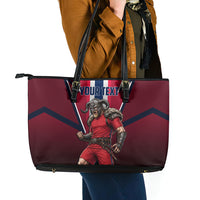 Personalized Norway Viking Leather Tote Bag Nordic Flag Sports Style