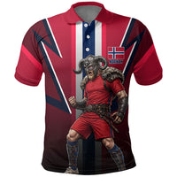 Personalized Norway Viking Polo Shirt Nordic Flag Sports Style