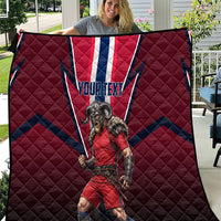 Personalized Norway Viking Quilt Nordic Flag Sports Style