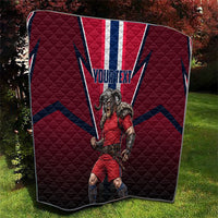 Personalized Norway Viking Quilt Nordic Flag Sports Style
