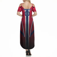 Personalized Norway Viking Summer Maxi Dress Nordic Flag Sports Style