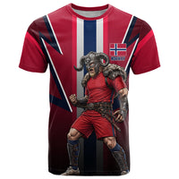 Personalized Norway Viking T Shirt Nordic Flag Sports Style