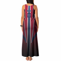Personalized Norway Viking Tank Maxi Dress Nordic Flag Sports Style