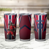 Personalized Norway Viking Tumbler Cup Nordic Flag Sports Style