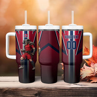Personalized Norway Viking Tumbler With Handle Nordic Flag Sports Style