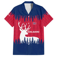 Norway Svalbard Family Matching Puletasi and Hawaiian Shirt with Reindeer Silhouette Forest and Norwegian Flag - Wonder Print Shop