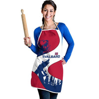 Svalbard Norway Apron with Polar Bear Forest and Norwegian Flag - Wonder Print Shop