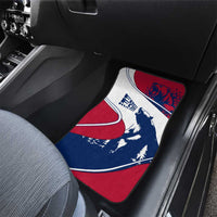 Svalbard Norway Car Mats with Polar Bear Forest and Norwegian Flag - Wonder Print Shop