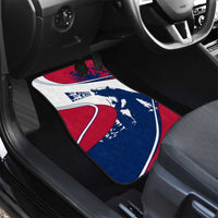 Svalbard Norway Car Mats with Polar Bear Forest and Norwegian Flag - Wonder Print Shop