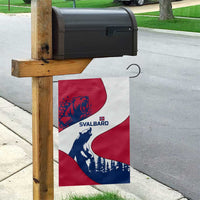 Svalbard Norway Garden Flag with Polar Bear Forest and Norwegian Flag - Wonder Print Shop