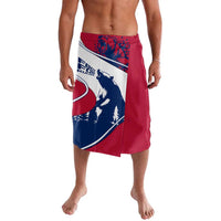 Svalbard Norway Lavalava with Polar Bear Forest and Norwegian Flag - Wonder Print Shop