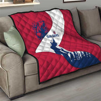 Svalbard Norway Quilt with Polar Bear Forest and Norwegian Flag - Wonder Print Shop