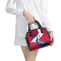 Svalbard Norway Shoulder Handbag with Polar Bear Forest and Norwegian Flag - Wonder Print Shop