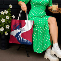 Svalbard Norway Tote Bag with Polar Bear Forest and Norwegian Flag - Wonder Print Shop