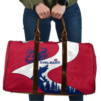 Svalbard Norway Travel Bag with Polar Bear Forest and Norwegian Flag - Wonder Print Shop