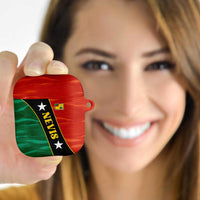 Nevis in Saint Kitts and Nevis AirPods Case Star Design and Coat of Arms - Wonder Print Shop