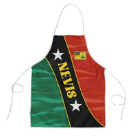Nevis in Saint Kitts and Nevis Apron Star Design and Coat of Arms - Wonder Print Shop