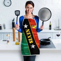 Nevis in Saint Kitts and Nevis Apron Star Design and Coat of Arms - Wonder Print Shop
