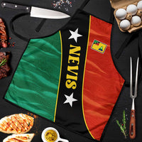 Nevis in Saint Kitts and Nevis Apron Star Design and Coat of Arms - Wonder Print Shop