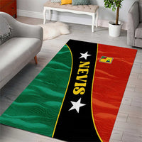Nevis in Saint Kitts and Nevis Area Rug Star Design and Coat of Arms - Wonder Print Shop