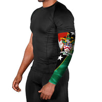Nevis in Saint Kitts and Nevis Arm Sleeves Star Design and Coat of Arms - Wonder Print Shop