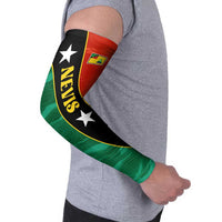 Nevis in Saint Kitts and Nevis Arm Sleeves Star Design and Coat of Arms - Wonder Print Shop